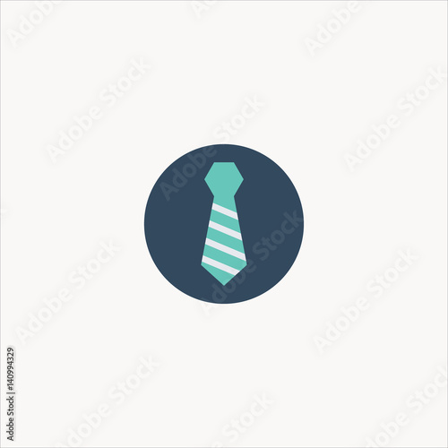 tie icon flat design
