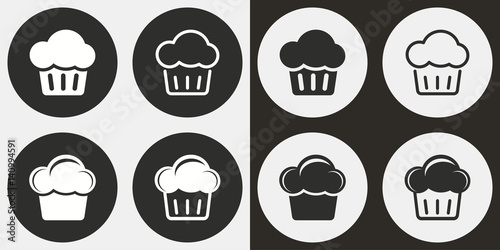 Cake icon set.