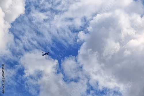 Plane among the clouds © salman2