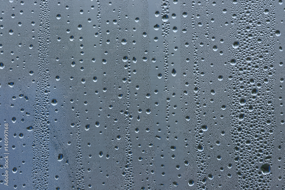 water droplets on glass water droplets on glass