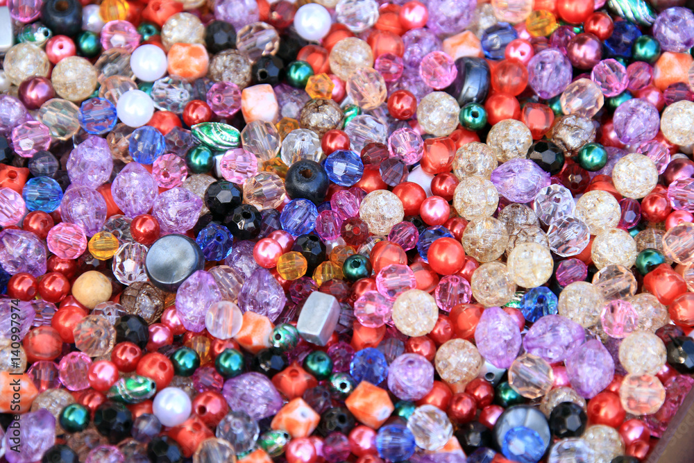 texture of colored beads texture of colored beads