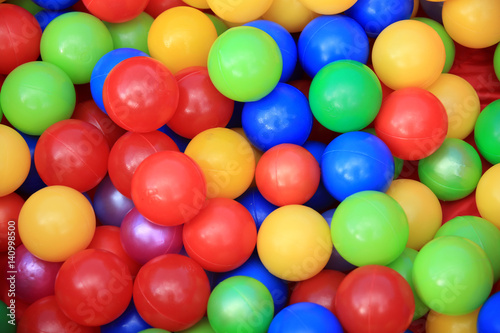 background of colored balls