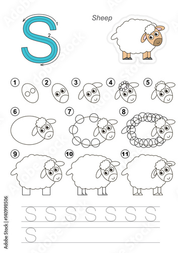 Drawing tutorial for kids.