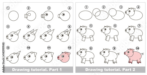 Drawing tutorial for kids.