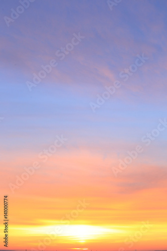 scarlet sky at sunset © salman2