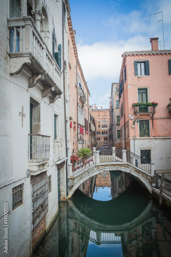 Italian Side Canal in Venice