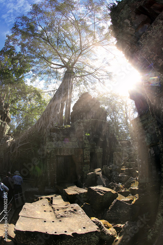 The ancient architecture of Angkor Wat, Cambodia
