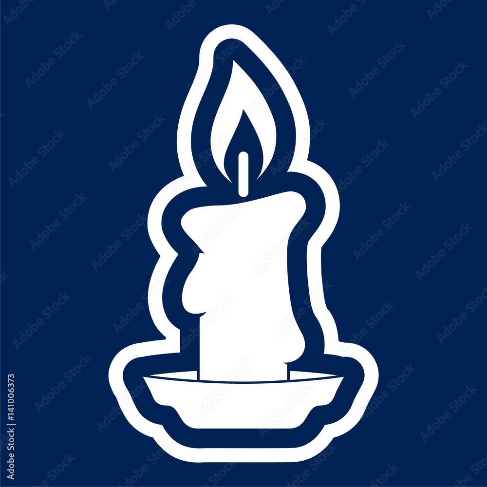 Candle sign Illustration Stock Vector Adobe Stock