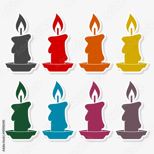 Candle sign - Illustration © sljubisa
