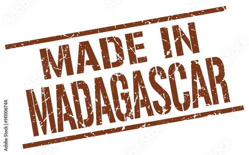 made in Madagascar stamp