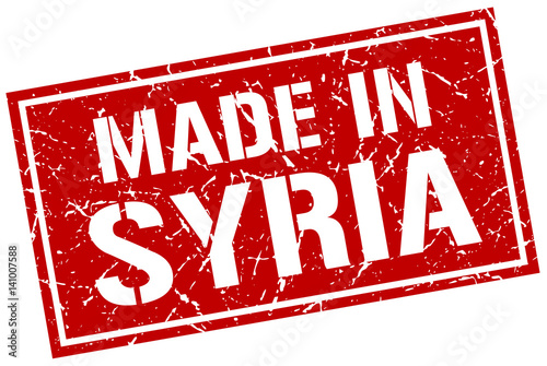 made in Syria stamp
