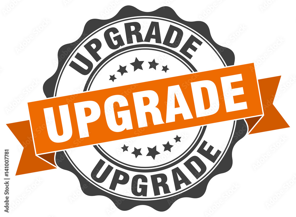 Obraz premium upgrade stamp. sign. seal