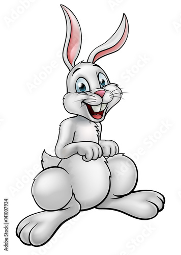 Cartoon Rabbit or Easter Bunny