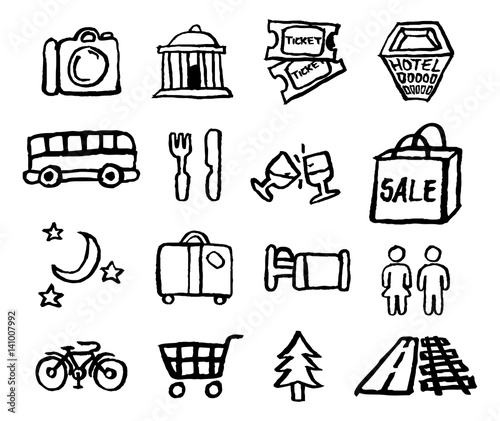 Tourism and Travel Icons