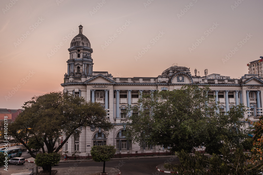 Memories building in Myanmar Memories building in Myanmar