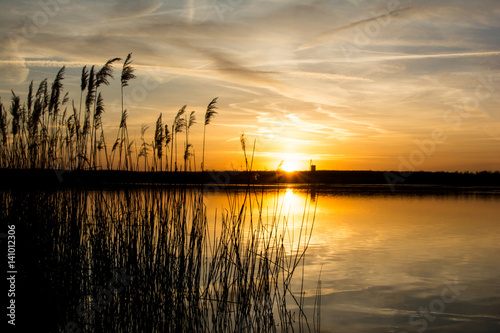 Sonnenuntergang am See