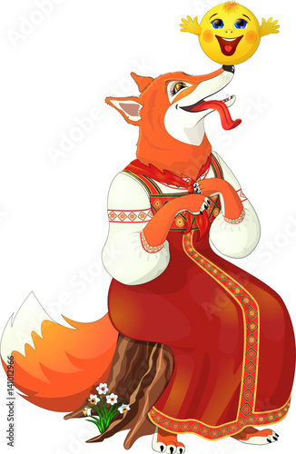 Bun on the nose of a fox.
