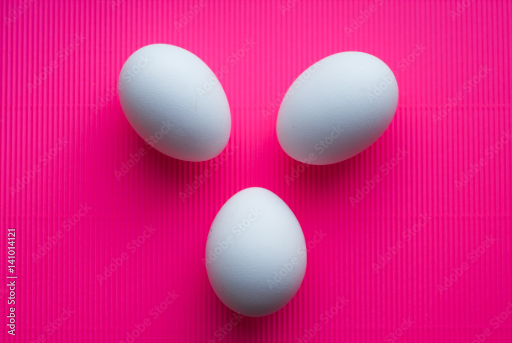 Easter eggs on pink background, Easter eggs on pink background,