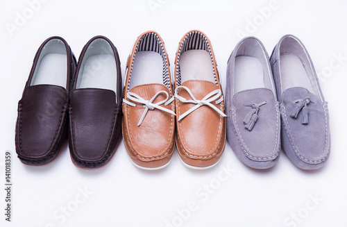 Different moccasins for a boy
