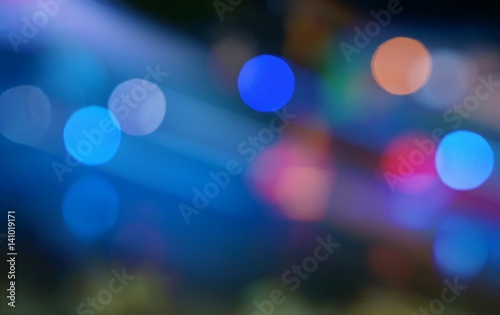 Abstract multicolor blurred bokeh light