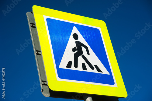 Pedestrian crossing sign