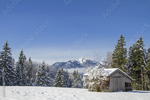 Winter im Isarwinkel