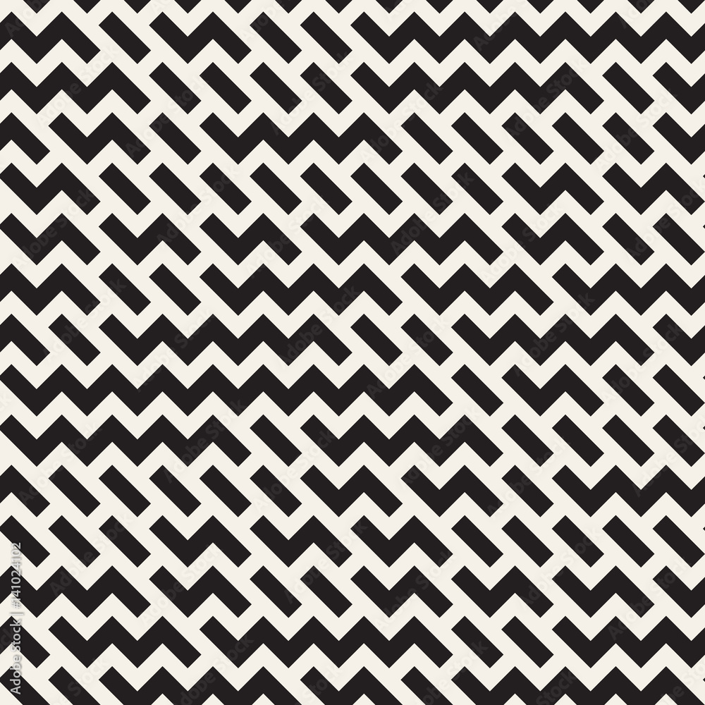 Irregular Maze Shapes Tiling Contemporary Graphic Design. Vector Seamless Black and White Pattern Irregular Maze Shapes Tiling Contemporary Graphic Design. Vector Seamless Black and White Pattern