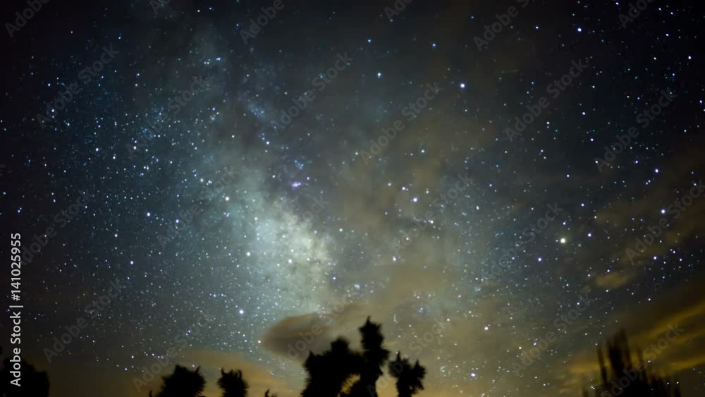 Joshua Tree Milky Way 06 Time Lapse Dolly Mojave Desert