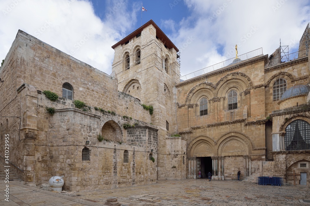 Church of the Holy sepulchre, Jerusalem, Israel, March 2016