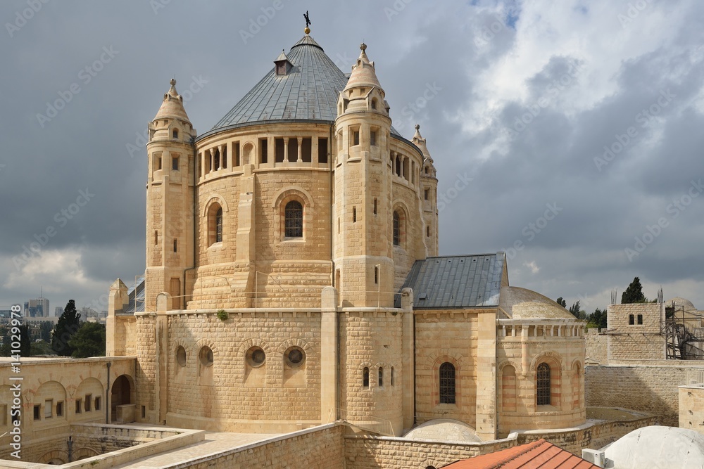 Dormition Abbey, Jerusalem, Israel, 21 March 2016