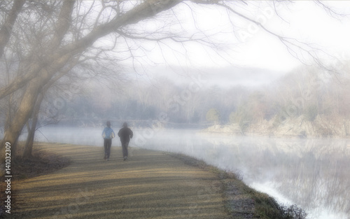 Joggers in the Fog © francis