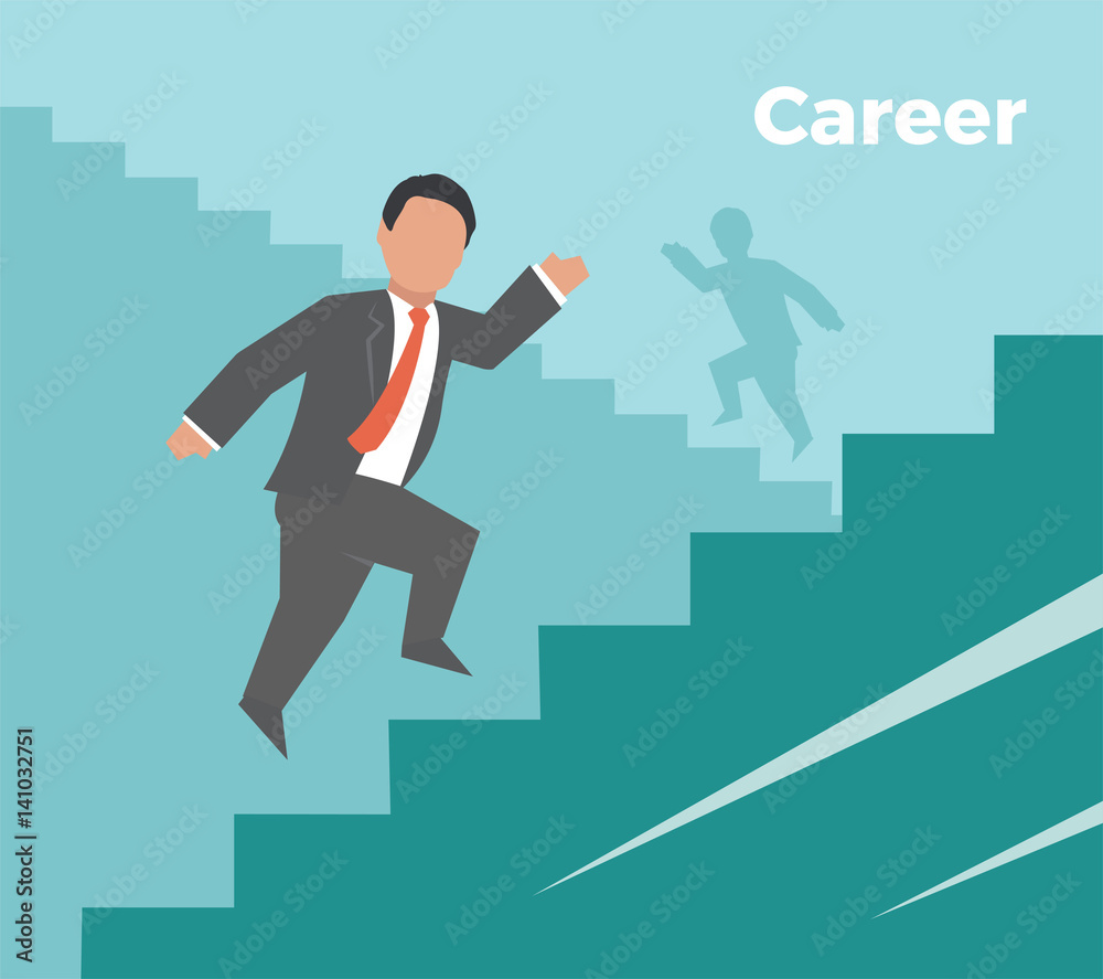 Career. Concept business illustration Career. Concept business illustration
