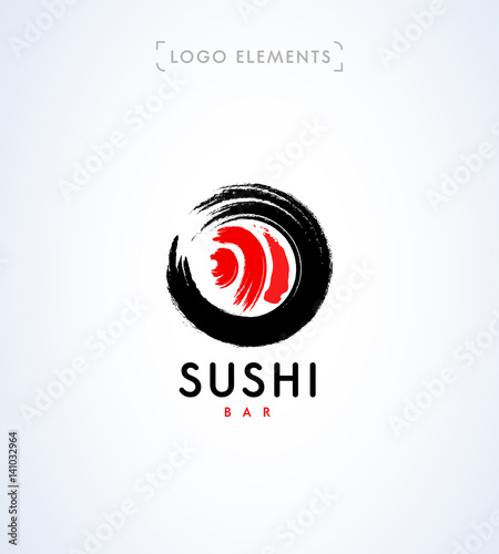 Sushi logo template