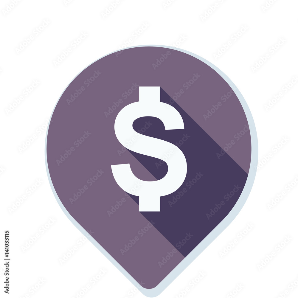 Dollar Bank Navigation Pointer illustration Dollar Bank Navigation Pointer illustration