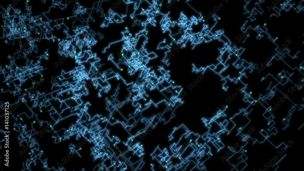 Concept animation of nanobots or computer neurons firing. Comes with the Alpha Matte. Concept animation of nanobots or computer neurons firing. Comes with the Alpha Matte.