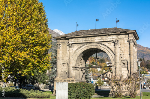 Принти на полотні Arch of Augustus in Aosta, Italy