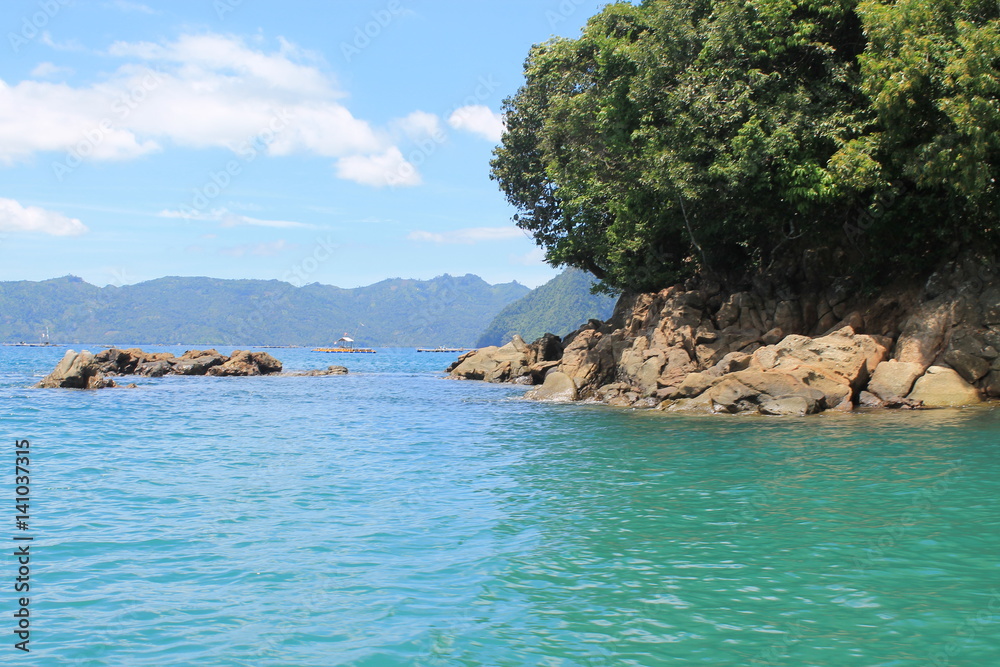 Obraz premium White Beach Trenggalek