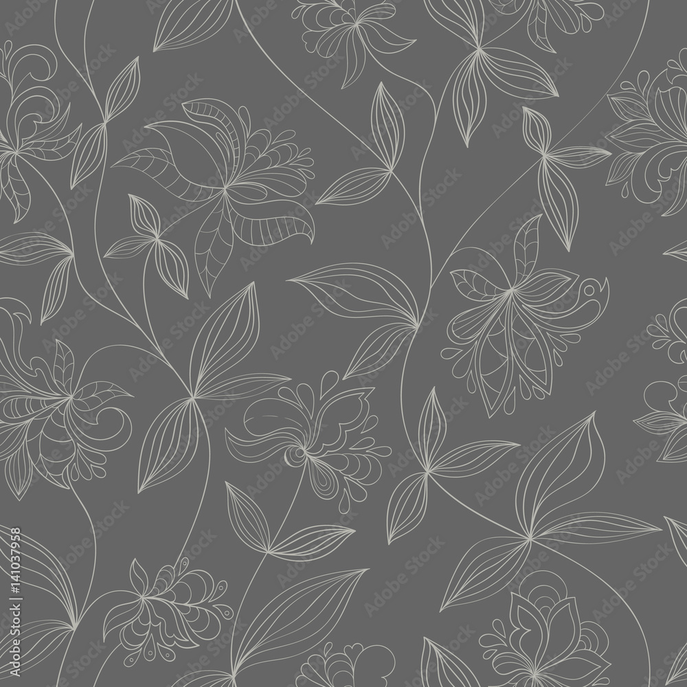 Seamless flower pattern Seamless flower pattern