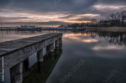 Sunset on the lake © mcniesch