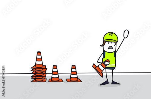 Travaux en cours : Sécurité sur la route