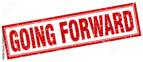 going forward square stamp