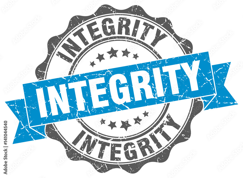 Obraz premium integrity stamp. sign. seal