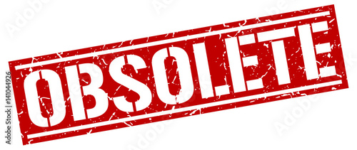 obsolete square grunge stamp