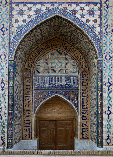 Gate of a mosque in Samarkand