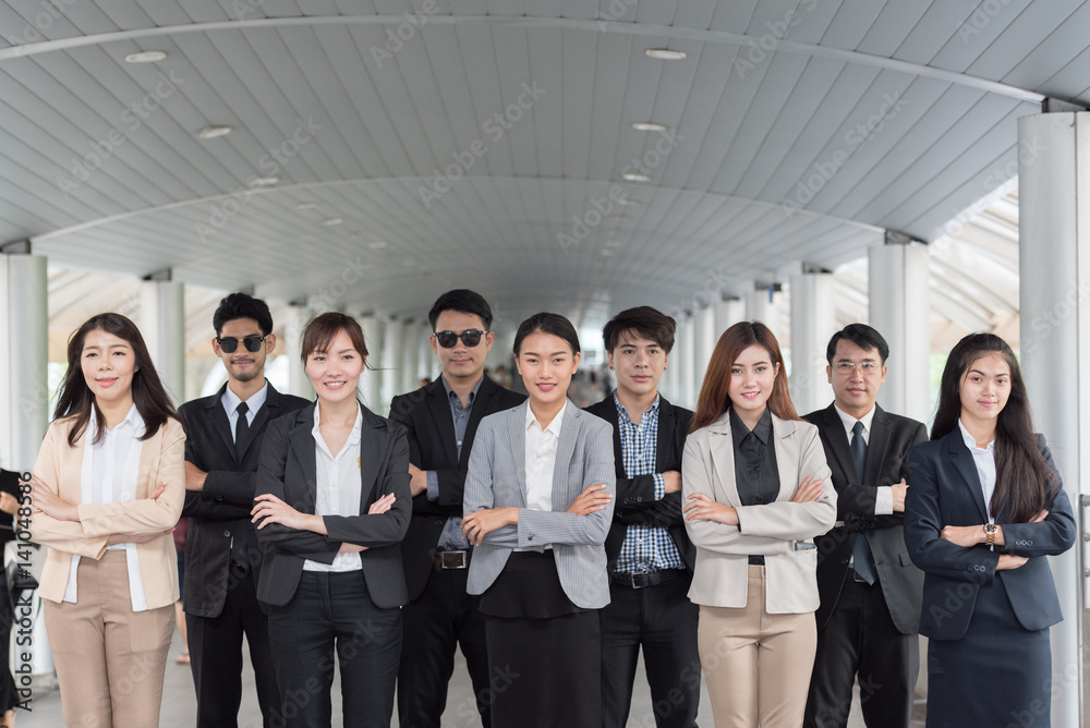 Group portrait of a professional business team Group portrait of a professional business team