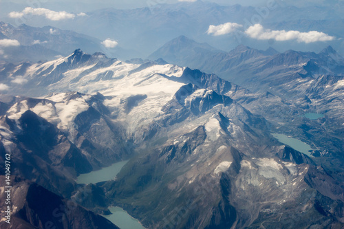 alps from above