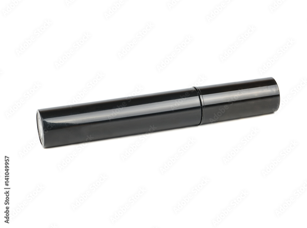 Closed black mascara isolated on white background Closed black mascara isolated on white background