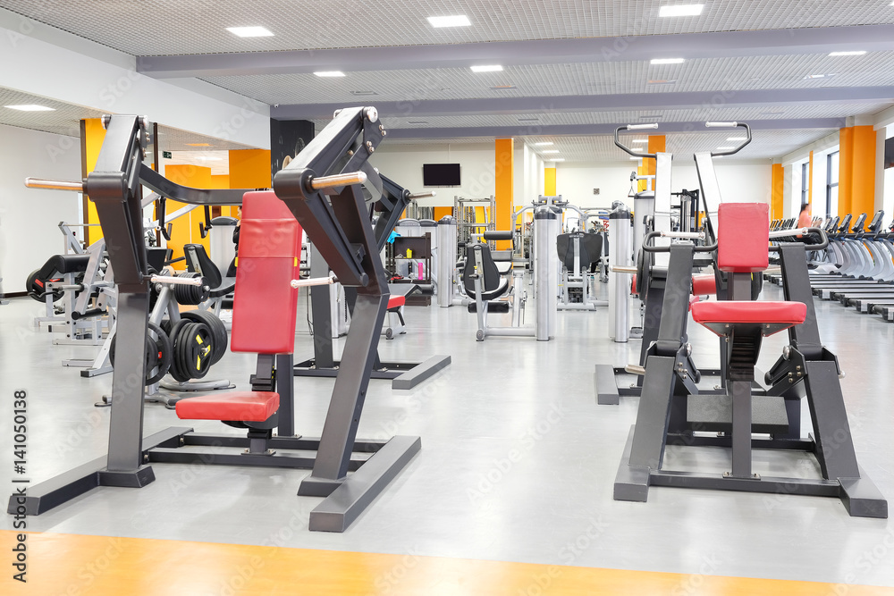 Fototapeta premium Interior of a fitness hall