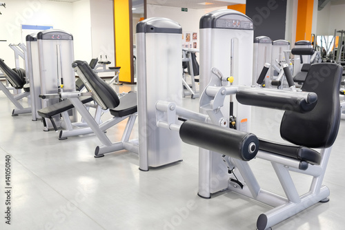 Interior of a fitness hall