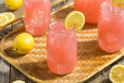 Homemade Fresh Pink Lemonade